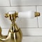 Kingston Brass Bridge Kitchen Faucet with Brass Sprayer, Brushed Brass KS7757BPLBS - alternate 3